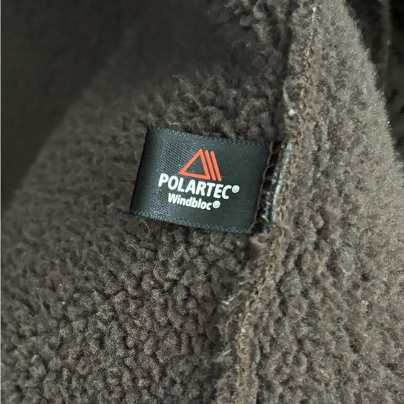 Woman’s Patagonia SZ Small Brown Soft Shell Au Train Fleece Coat Jacket - Picture 11 of 14